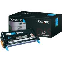 Originln tonerov kazeta Lexmark X560A2CG (Azurov)